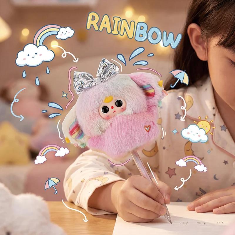 Baby Three Weather Guide Plush Series Blind Box Pen Cap Decoration Toys Different Weather Doll Representatives Mystery Box Gifts