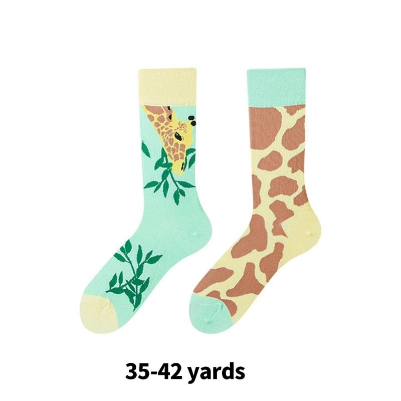 Novelties Funny Sock Cotton Boot Socks Fashion Ankle Socks Winter Warm Crew Socks Dress Socks for Women Girls Gifts