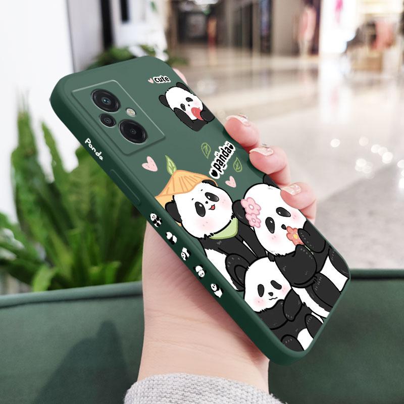 Panda House Phone Case For Xiaomi Poco F7 X7 X6 M5 M5S F5 X5 F4 X4 M4 F3 M3 X3 F2 Pro X2 4G 5G GT NFC Silicone Cover