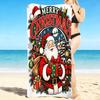 1Pc Christmas Santa Claus Gifts Beach Towel Quick Dry Multiuse For Beach Pool Gym Yoga Home Travel Christmas Halloween Xmas Gift S1119
