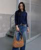 Haveawhale Maro Stud Suede Bag (Be)