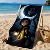 Nighttime Adventure Doll Beach Towel, Microfiber Beach Towel, Perfect For Pool, Beach, Travel, Home Decor Beach Party Fan gifts
