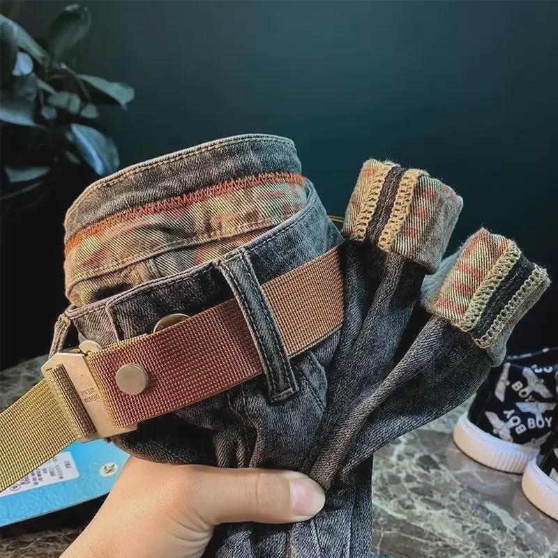 2024 Men's Slim Fit Trendy Elastic Jeans for Spring & Autumn