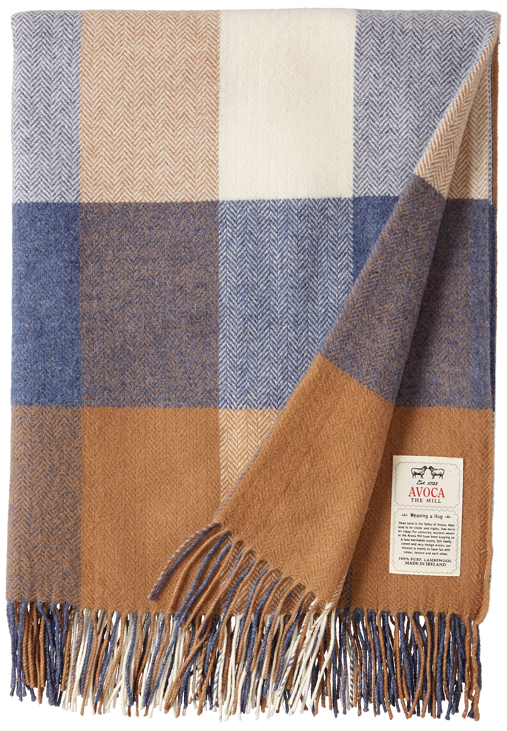 

Плед из ягнячьей шерсти Avoca для коленей WR81 Стандартный шарф