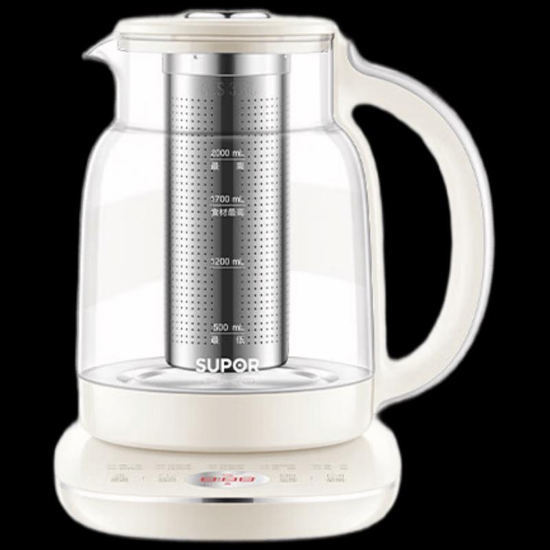 SUPOR 2L Smart Health & Wellness Kettle with Keep Warm CN Plug (adapter Included)