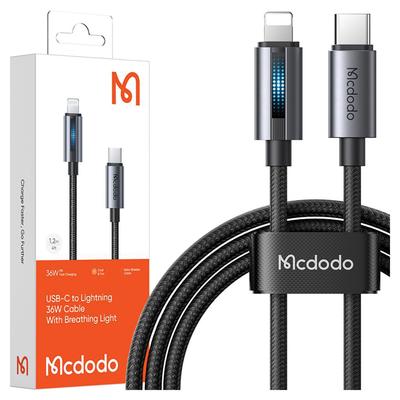 Mcdodo Charger Usb-C Lightning Fast Charging Cable For Iphone 1M Led