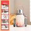 German Imported Large-Capacity Thermos Water Bottle, High-Quality Stainless Steel Tea Brewing Cup for Girls, Stylish and High-End Student Water Cup