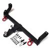 Dual-Hook Tow Bar with Locking Pin/Latch Compatible with Suzuki Jimny JB23/JB43 Tow Arm Bumper-Mounted Tow Bar