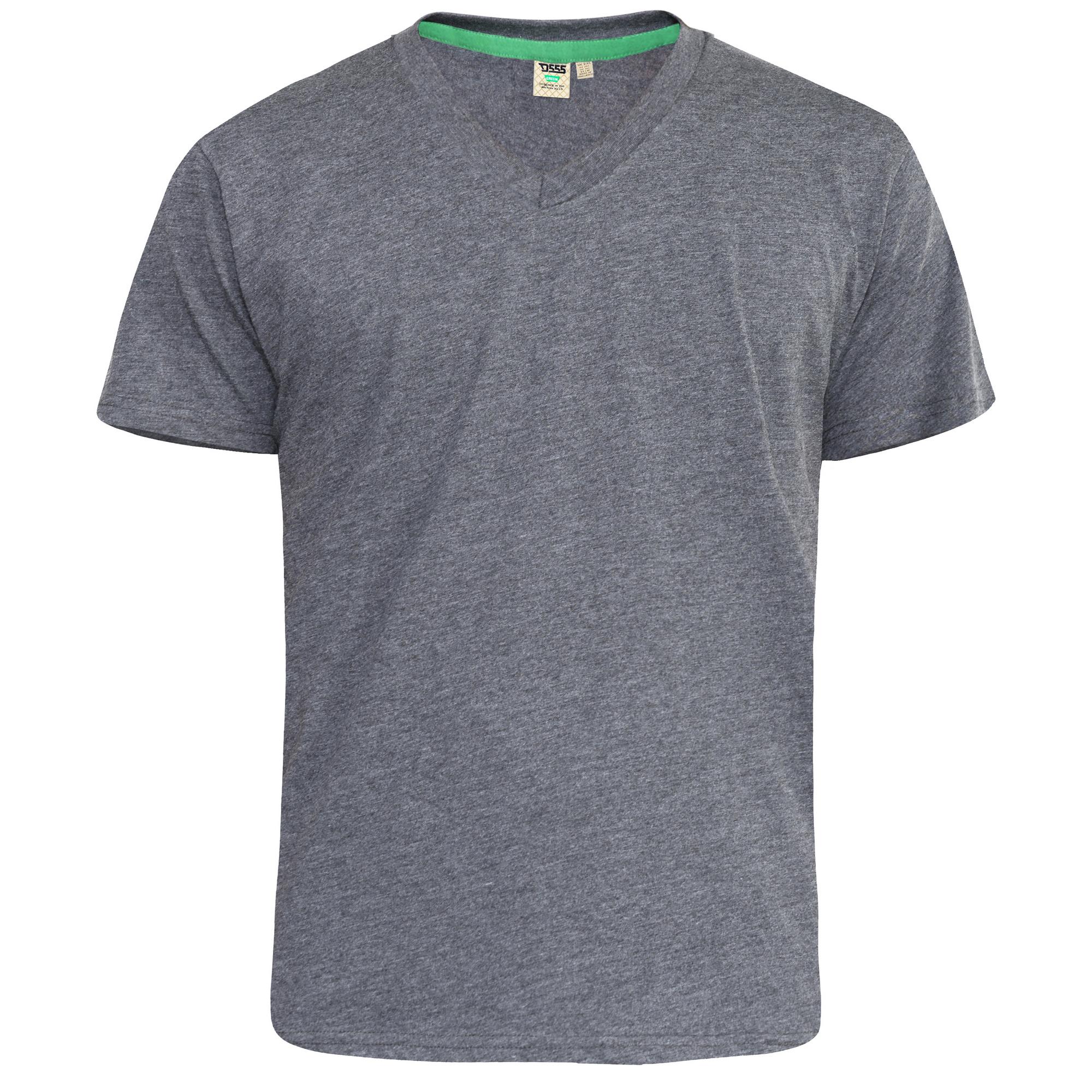 Duke Heren D555 Signature Kingsize T-shirt 8XL houtskool