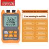 Topulan Mini Fiber Optic Power Meter & VFL with Network Cable Tester