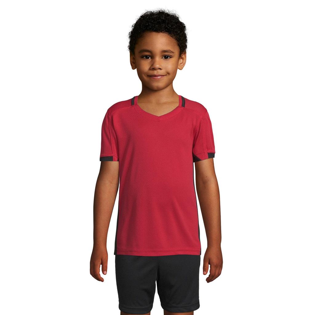 SOLS Classico Kontrast-Kurzarm-Fußball-T-Shirt für Kinder/Kinder