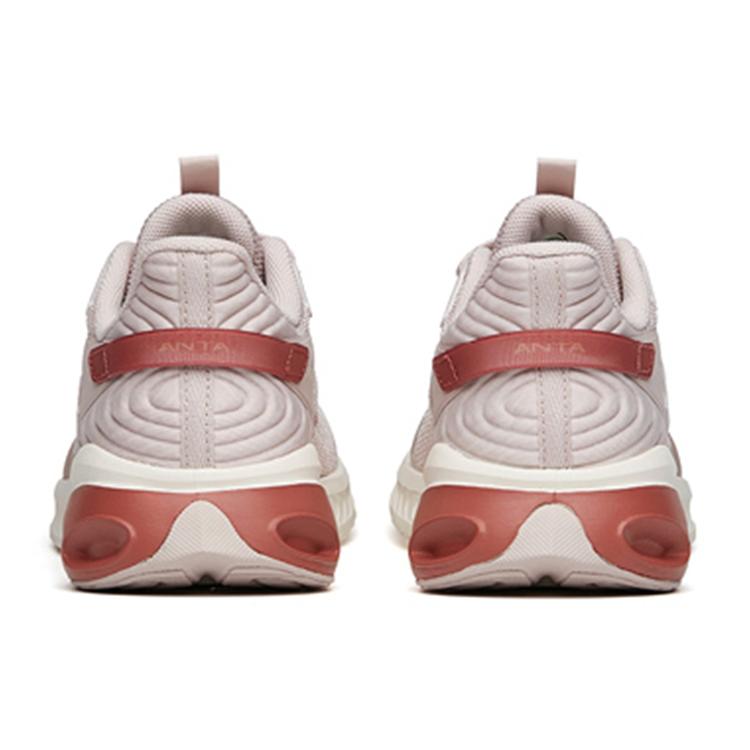 New Anta Rocket 2.0 Cushioned Abrasion Resistant Slip Resistant Low Top Running Shoes Women's Lotus Gray 122145519-3
