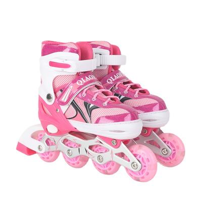 New Four-wheel Flash Roller Skates Single-row Roller Skates Children's and Men's Training Skates