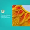 Sunflower Headband for Dance Performance Sports Event Party - Open Face Design for Kids and Adults
