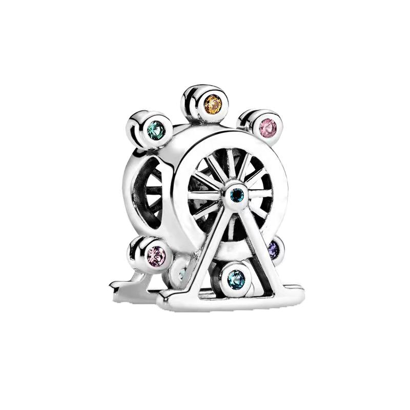 Astronaut Charms Fit Fashion Original Bratari 925 Argint Pave Zircon Evil Eyes Mărgele Coroana Inimă Arborele Vieții Charm Bijuterii DIY