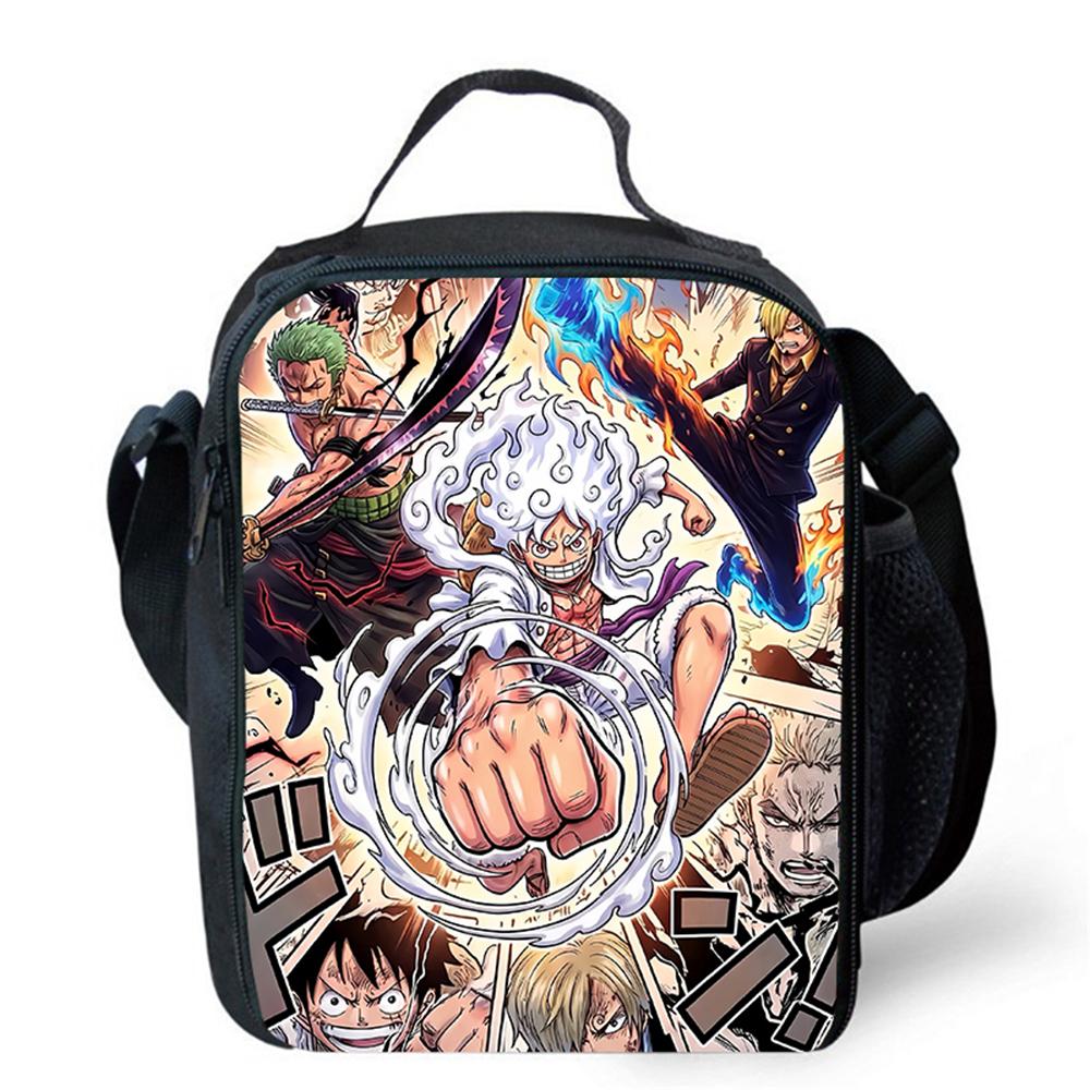 Insulated One Piece Cartoon Lunch Bag For Boys Girls Reusable Lightweight Thermal Cooler Meal Food Box For School Picnic Camping