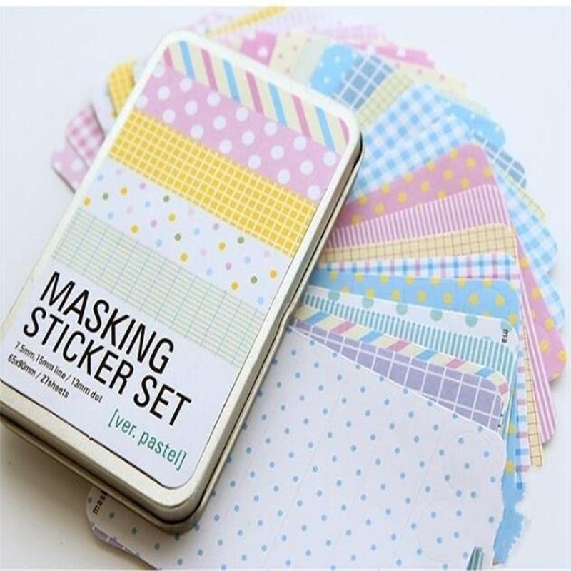 Buy Masking Tape Craft Stickers Pack Decorative Set Labelling Scrapbook