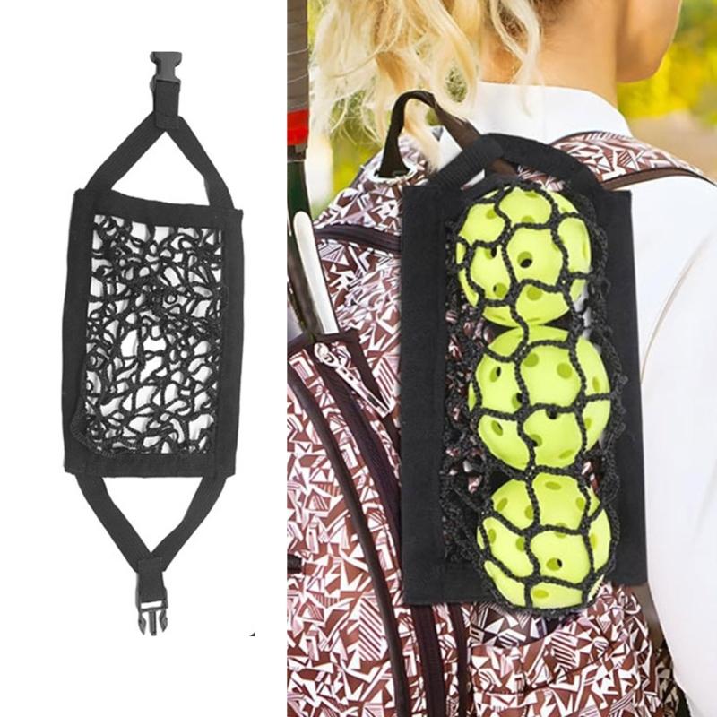 Netz Pickelball Tragetasche Pickelball Schläger Befestigungsträger Pickelball Ballhalter mit Clip Pickelball Zubehör