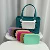 Cute Silicone Coin Bag Solid Color Large-Capacity Zip Bag Waterproof Beach Bag Pendant Eva Beach Bag