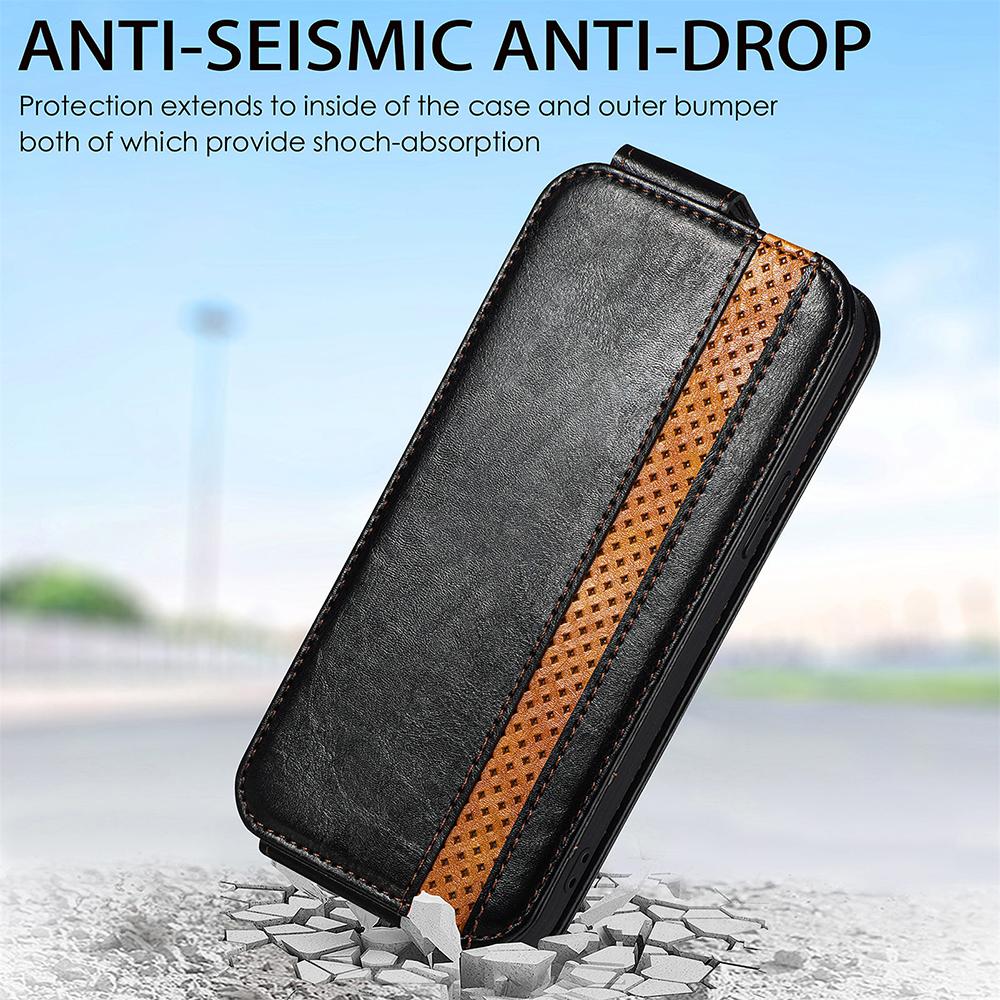 Vertical Flip Wallet Case For Samsung Galaxy S22 Ultra S21 Plus S20 A13 A23 A33 A53 A73 A12 A22 A32 A52S Card Holder Phone Cover