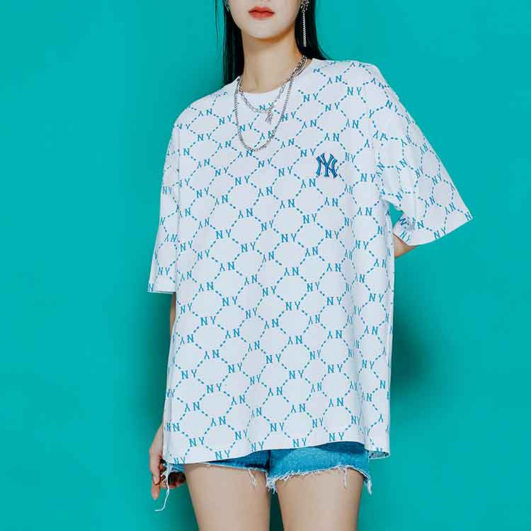 New MLB T Shirts Unisex White 3ATSM4023-50WHS