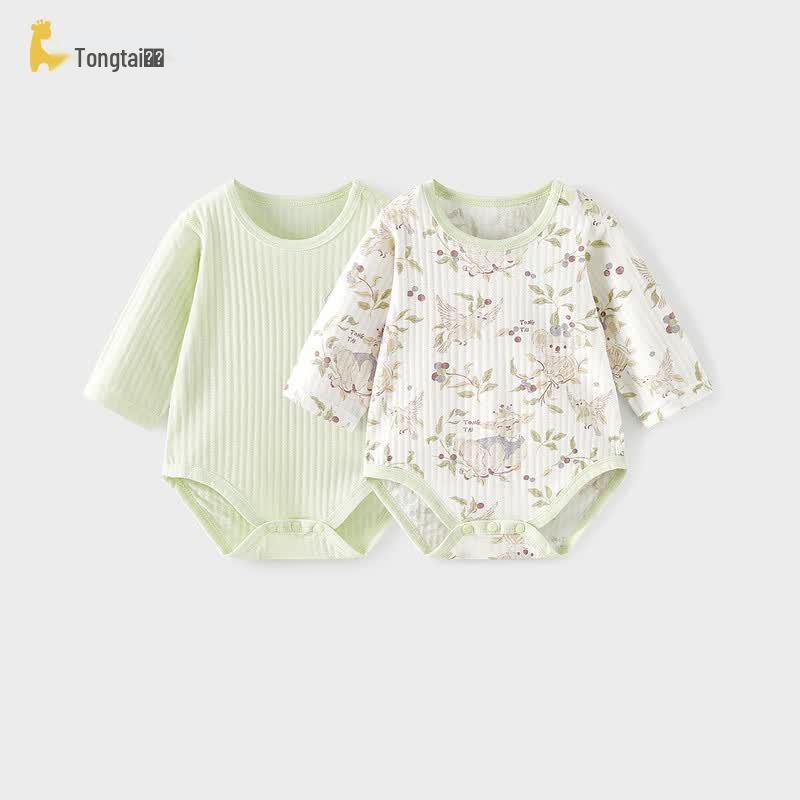 TONGTAI Baby Summer Pure Cotton Bodysuit Romper