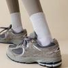 Women Sports Socks Sweat-Absorbent Breathable Yoga Socks Elastic Shock-Absorbing Athletic Socks for Running Fitness
