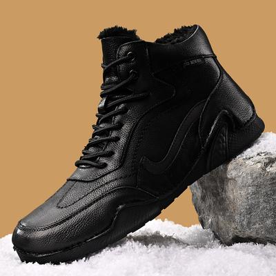 WinterandSpring/autumn Genuine Leather Casual Shoes,Men's Sports Shoes,Outdoor Walking High-top Boots,Men's Boots New Style