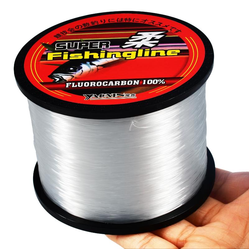Fluorocarbon Coated Nylon Fishing Line 300M Invisible Knot Strength Enhanced Monofilament for Saltwater Deep Sea Fishing