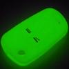 Jingyuqin Silicone Folding Flid Car Key Cover Case Fob For Vauxhall Opel Corsa Astra Vectra Signum 2 Button Silicone Remote