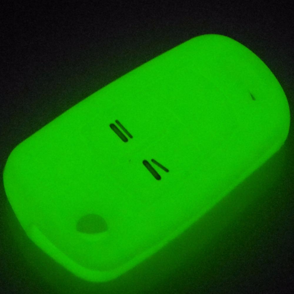 Jingyuqin Silicone Folding Flid Car Key Cover Case Fob For Vauxhall Opel Corsa Astra Vectra Signum 2 Button Silicone Remote