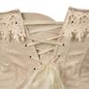 Women Lace Up Corsets Bustiers Overbust Waist Trainer Embroidery Tummy Slimming Boned Corset Burlesque Shaper
