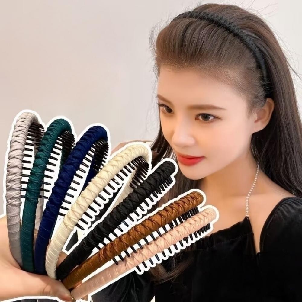 Weaving Fabric Headbands For Women Girls Tooth Elastic Wash Face Hairbands Fashion Hair Hoops Bezel Accessories for Daily