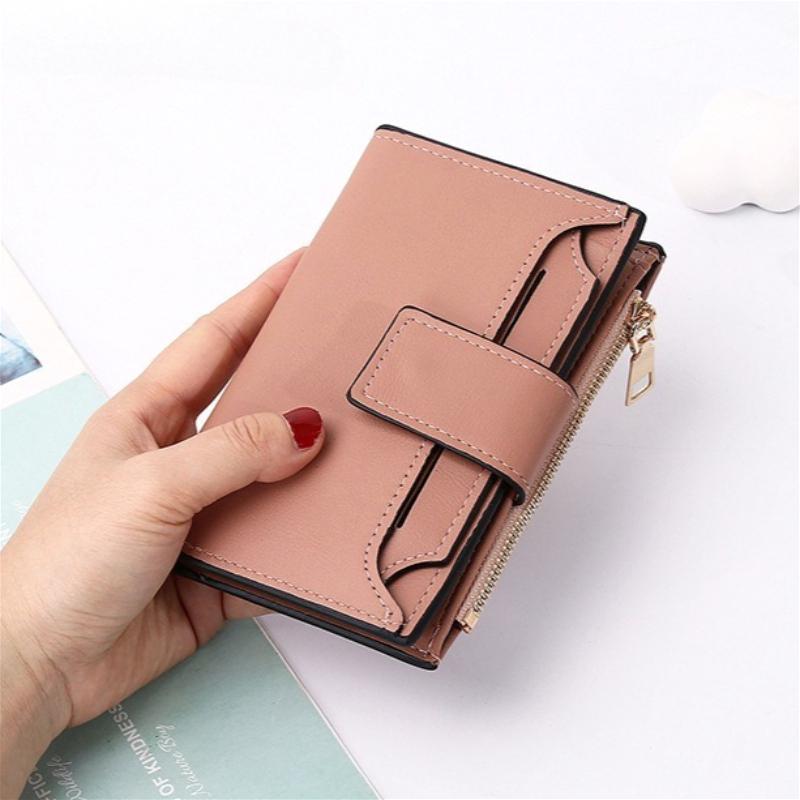 Women Long Wallet PU Leather Large Capacity Multi Card Holder Zipper Clutch Purse Coin Pocket Phone Wallet