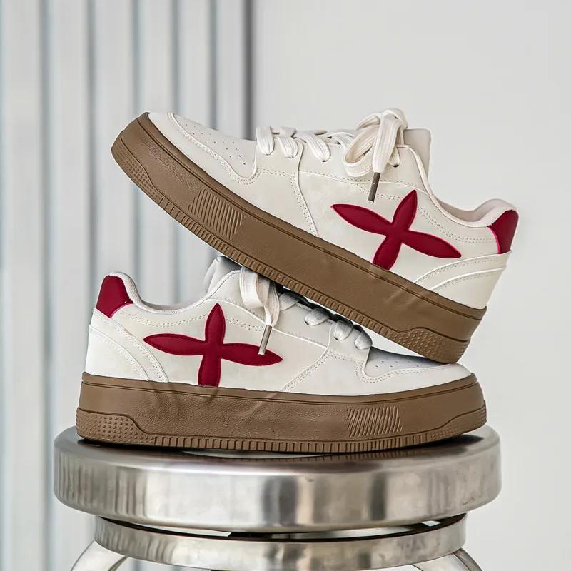 

Модные новые желтые туфли на толстой подошве, мужские модные повседневные кожаные городские женские кроссовки на платформе в стиле хип-хоп, удобные мужские туфли для скейтбординга 35