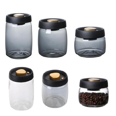 Coffee Beans Vacuum Sealed Tank Household Glass Food Storage Tank Moisture-proof