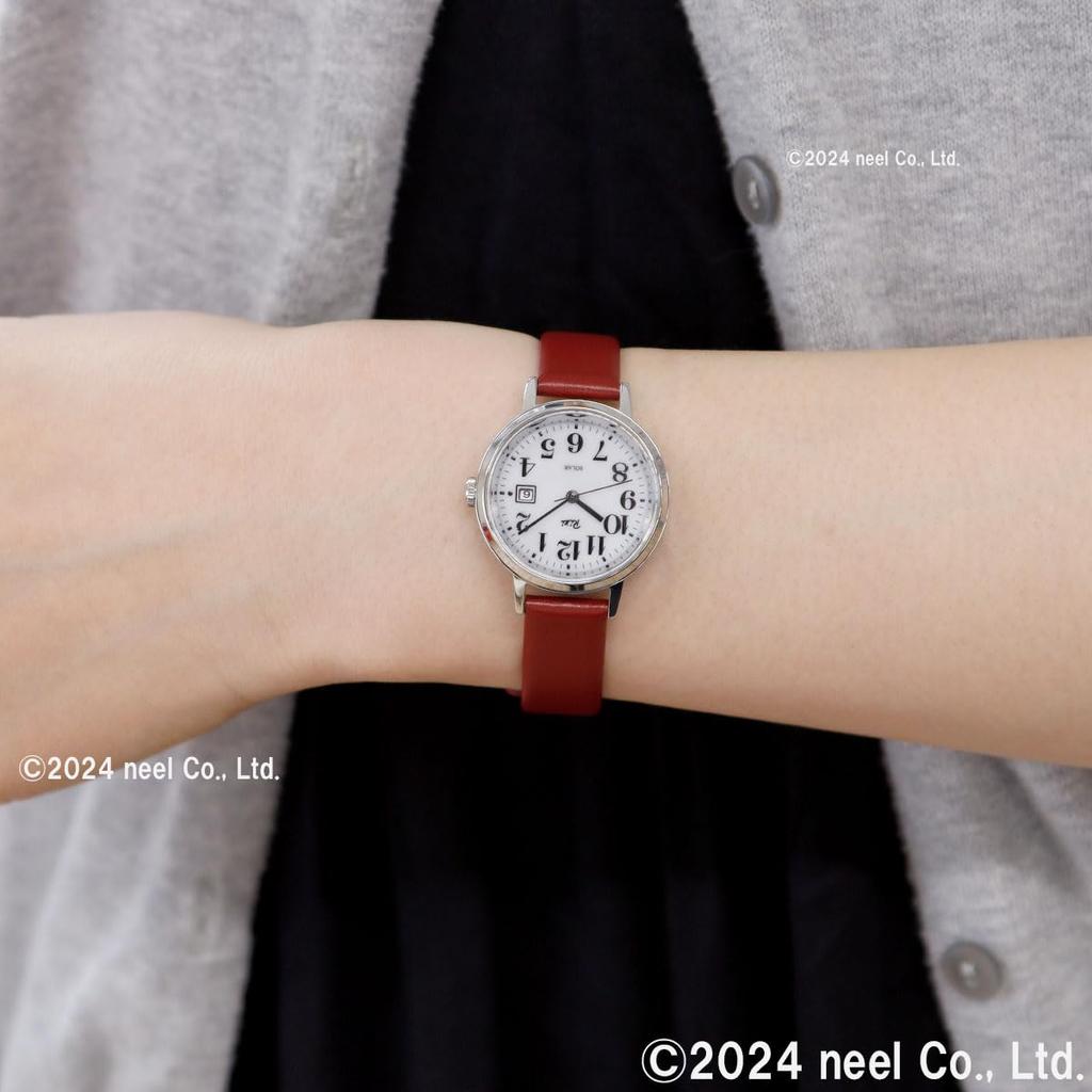 Riki Standard Da Donna Solare AKQD401 Da Donna Argento x Oro Rosa [Orologio Seiko]