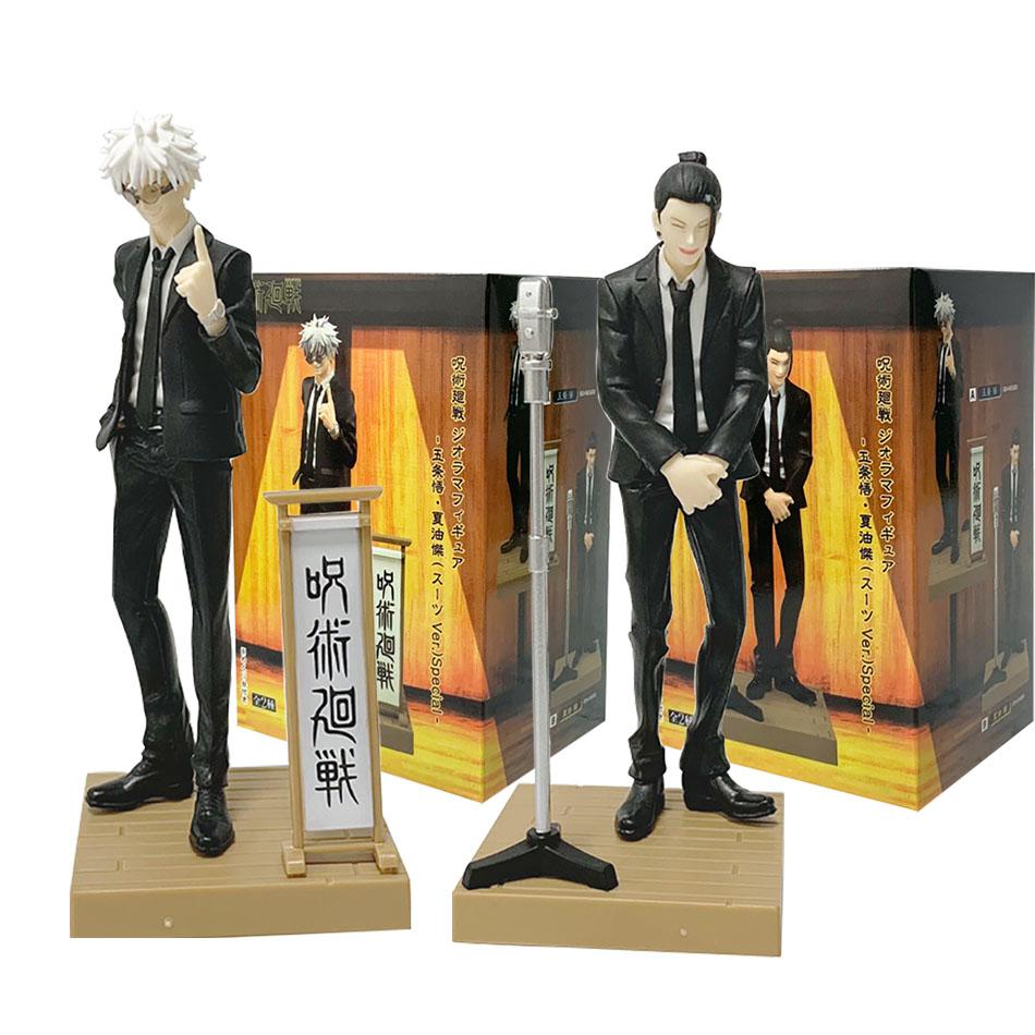 Anime Figure Jujutsu Kaisen Satoru Gojo Suguru Geto PVC Anime Character Model Desktop Decoration New Year Gift