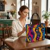 Colorful Graffiti Tote Bag Casual Large Capacity Portable Daily Shoulder Handbag