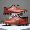High Quality Big Size Casual Shoes Men Business Fashion Men Casual Shoes Slip On Breathable Casual Men Shoes Black