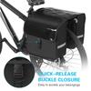 28L Water Resistant MTB Cycling Saddle Bag  Rear Seat Carrier Rack Trunk Pannier Commuter Bike Storage Bag Cycling Accessories
