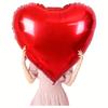 4-piece Set, 32 Inch Large Red Heart Balloon Valentine's Day Decoration Heart-shaped Balloon Special Night Anniversary Party Decoration