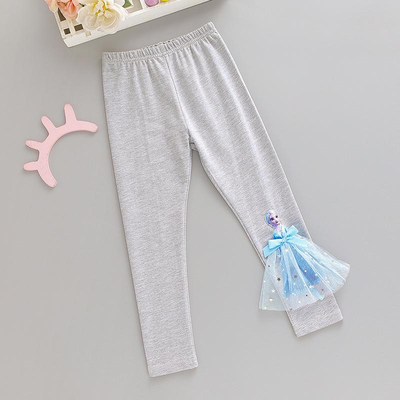 Frozen Girls Autumn Skirt Pants Cotton Blend Toddler Girls Spring Autumn Trousers New Fashionable Two Piece