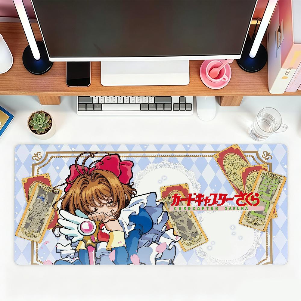 CCardcaptor SSakura Pink Mouse Pad For Office Gaming And Keyboards NonSlip Large Waterproof