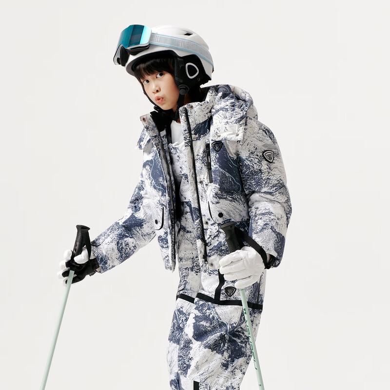 Tanbor Unisex Kids' Goose Down Ski Jacket