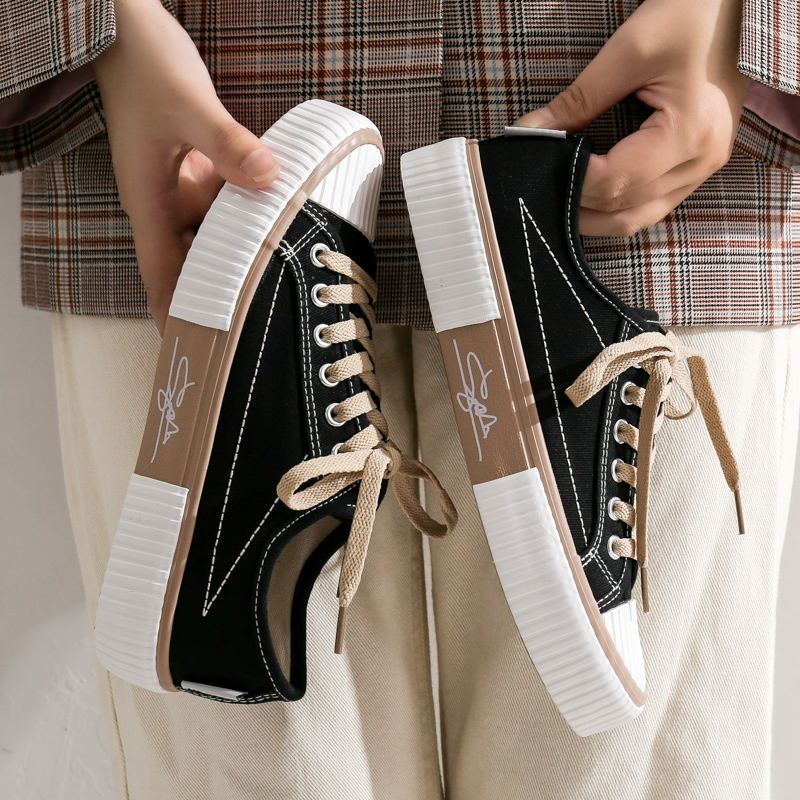 Men'S Canvas Shoes Low-Top Biscuit Shoes Men'S Cloth Shoes Breathable Board Shoes Casual Shoes