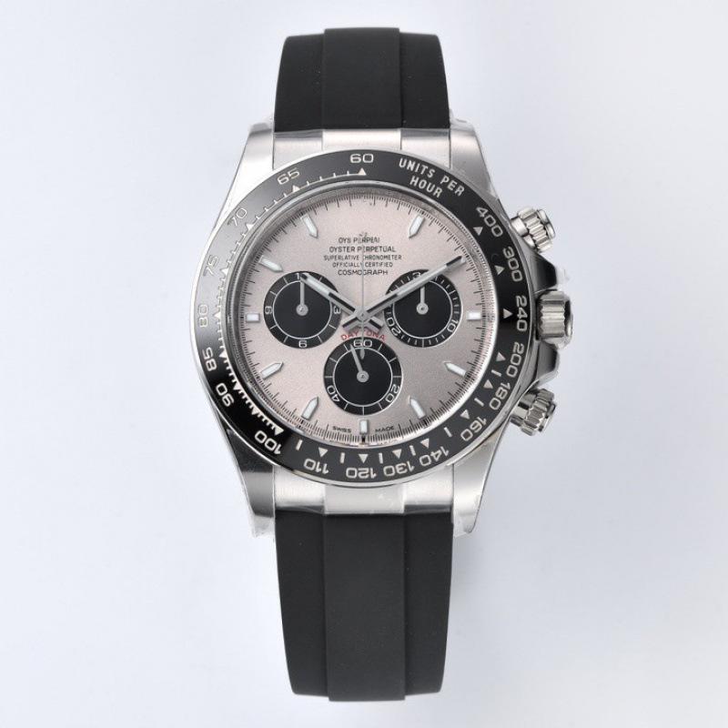 Laojia Daytona 4131 Multifunction Chronograph 904L Stainless Steel Mechanical Watch