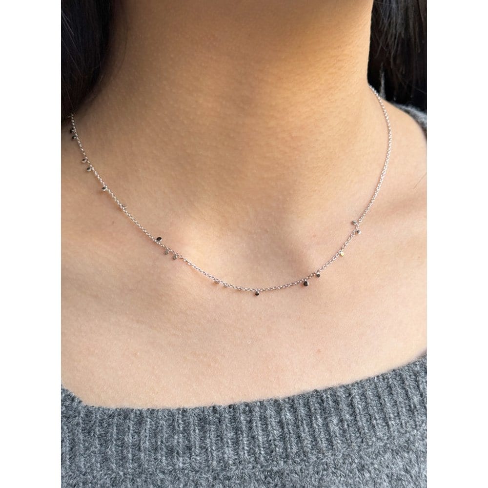 [Byhyeres] Silver (W) Sequin Necklace Bh7N40710W9450