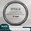 Universal Leather Car Steering Wheel Cover Non-slip Car Styling For Mazda 2 3 5 6Atenza CX-3 CX-4 CX-5 CX-7 CX8 Auto Accessories