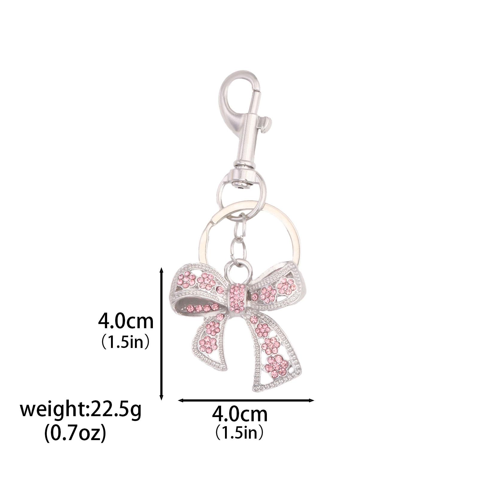 Cute Butterfly Bag Pendant Keychain Fashion Diamond Butterfly Keychain For Women Girls Bag Pendant Accessories Jewelry Gift